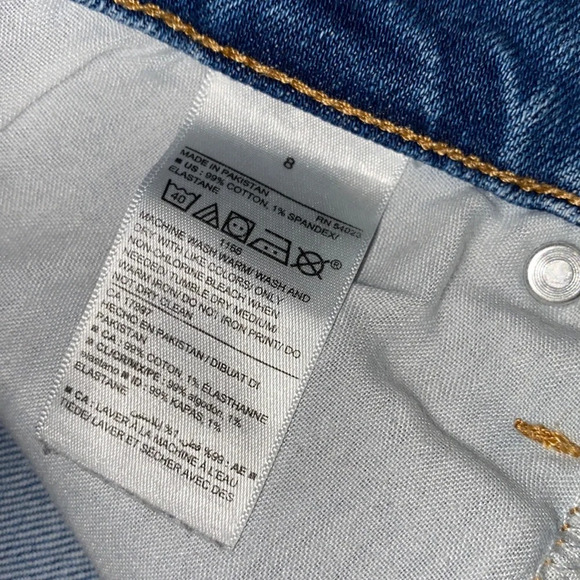 Old Navy high rise denim jeans size 8 - Picture 6 of 8